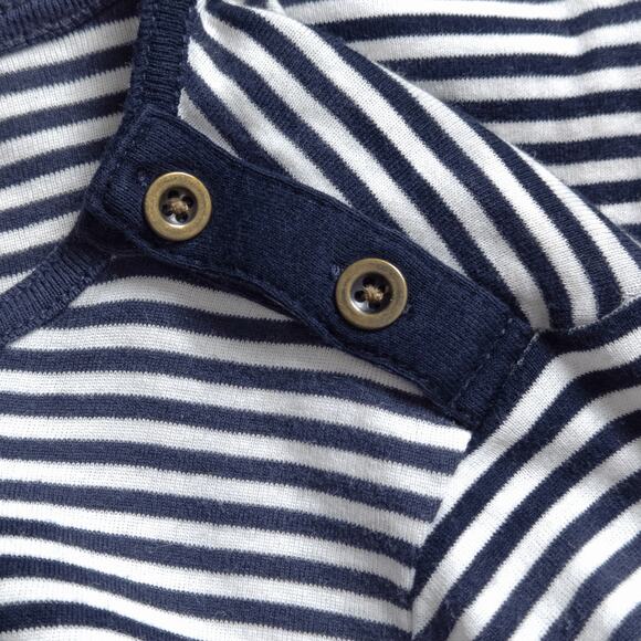 J Crew Women’s Long Sleeve Shirt Cotton Size Small White Nautical Prep - Picture 7 of 10